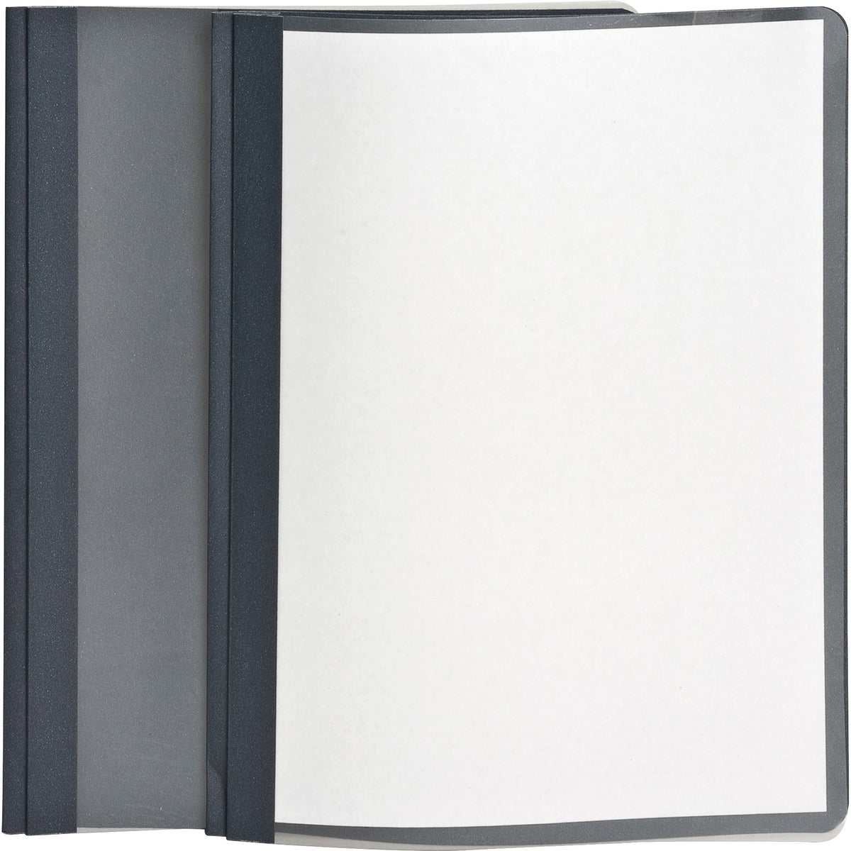 Oxford Letter Recycled Report Cover - 8 1/2" x 11" - 100 Sheets Capacity - 3 x Tang Fastener - 1/2" for Folder - Leather