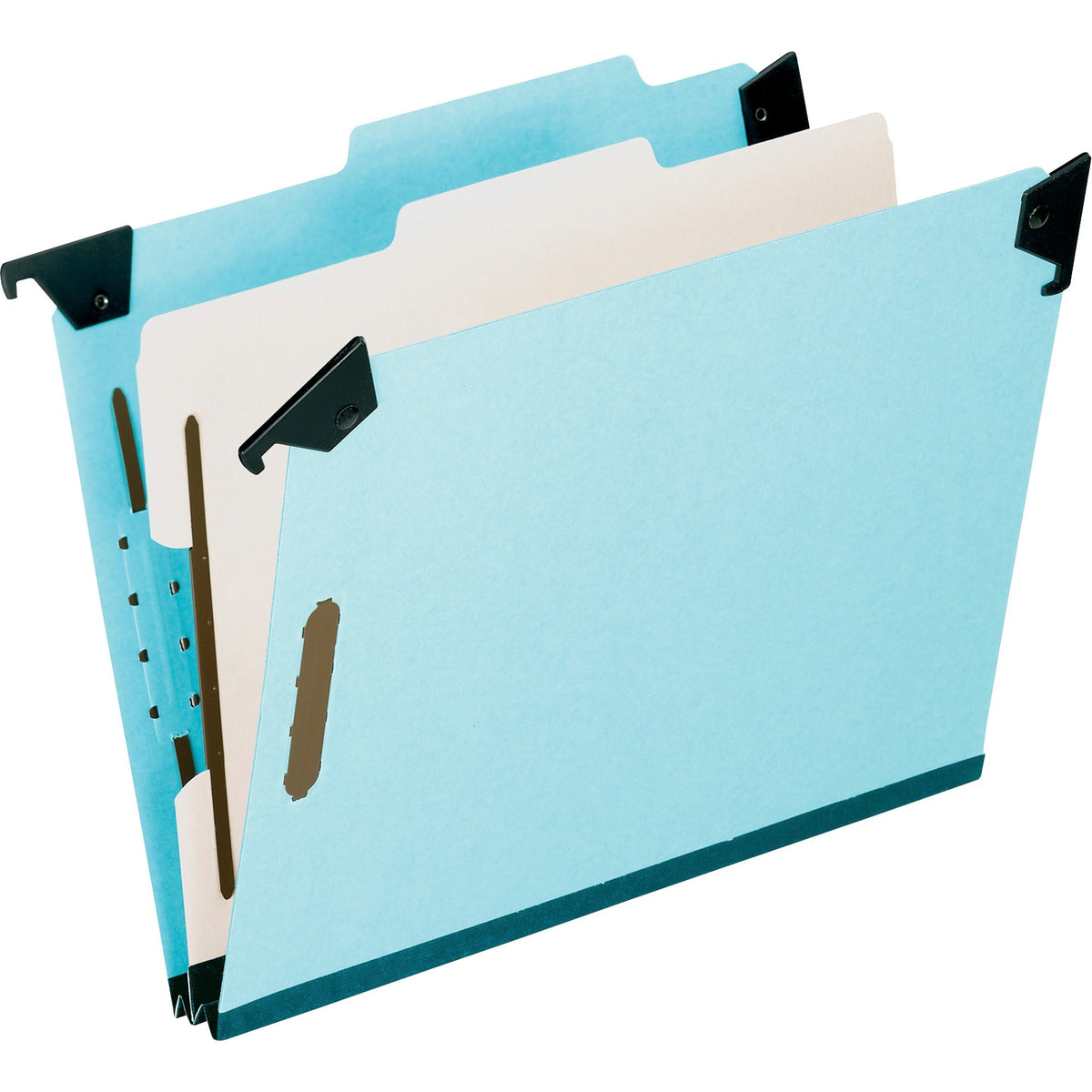 Pendaflex Letter Recycled Classification Folder - 8 1/2" x 11" - 2" Expansion - 2 3/4" for Folder - 1 Divider - 25 pt. -