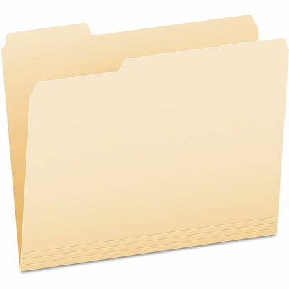 Pendaflex Essentials 1/3 Tab Cut Letter Top Tab File Folder - 8 1/2" x 11" - 3/4" Expansion - 11 pt. - 1 Plys - Manila P