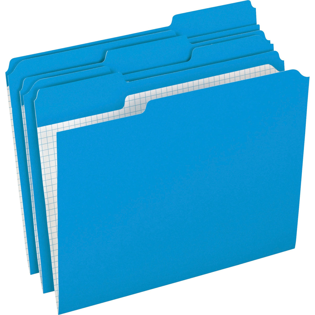 Pendaflex 1/3 Tab Cut Letter Recycled Top Tab File Folder - 8 1/2" x 11" - Top Tab Location - Assorted Tab Position - 11