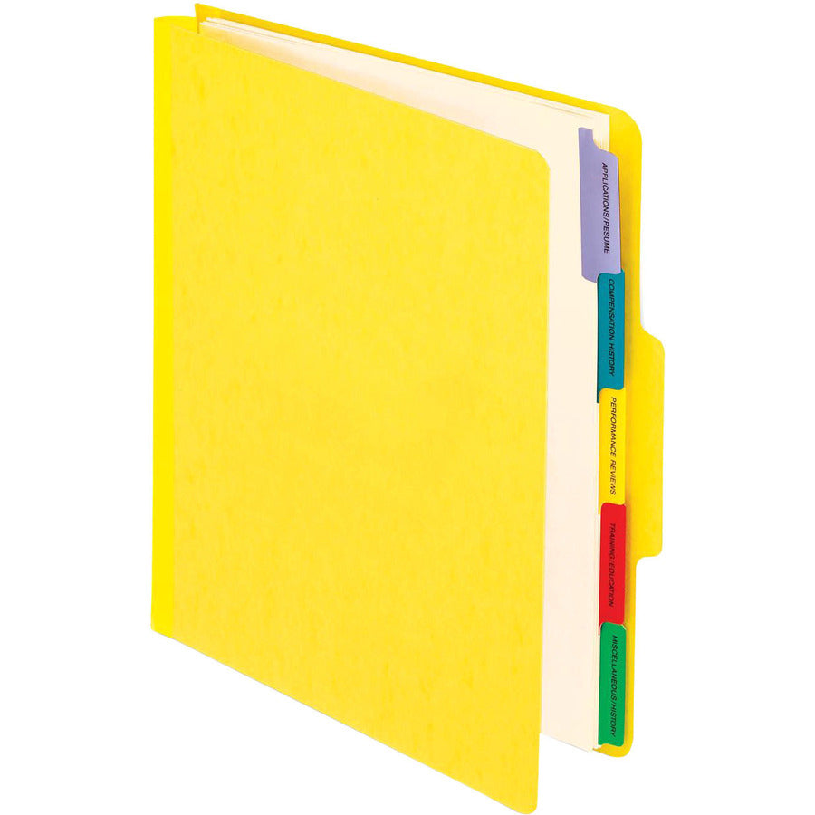 Pendaflex 1/3 Tab Cut Letter Recycled Organizer Folder - 8 1/2" x 11" - 2" Expansion - Center Tab Position - 5 Divider -