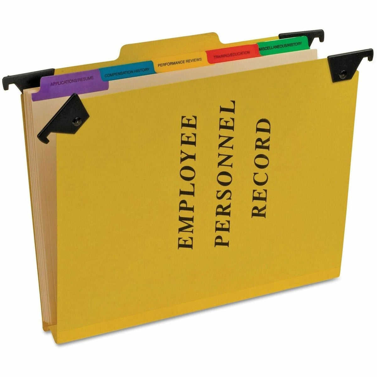Pendaflex 1/3 Tab Cut Hanging Folder - 9 1/2" x 11 3/4" - 2" Expansion - 1" for Folder - 5 Divider - 20 pt. - Pressguard