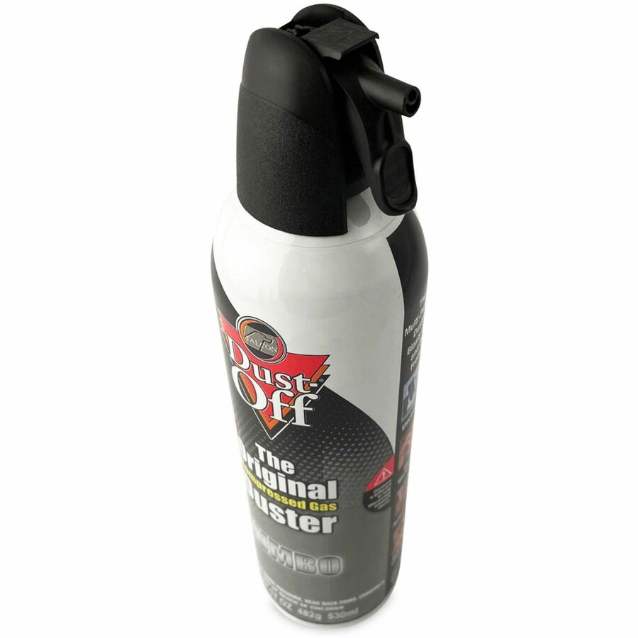 Falcon Dust-Off Jumbo Disposable Dusters - Ozone-safe, Moisture-free - Gray - 2 / Pack