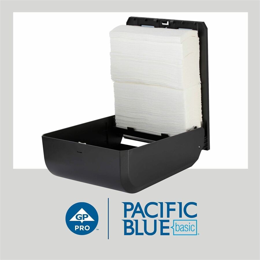 Pacific Blue Basic C-Fold Paper Towels - 10.10" Width x 12.70" Length - White - 240/Pack - 10 / Carton