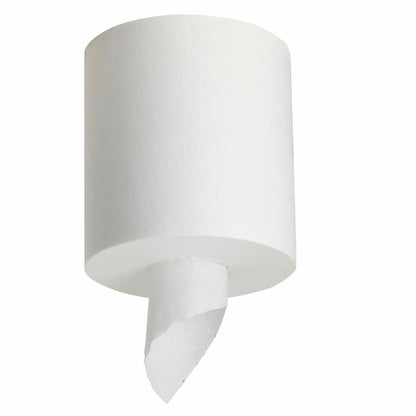 SofPull Centerpull Regular Capacity Paper Towels - 1 Ply - 15" Width x 7.80" Length - 320 Sheets/Roll - White - 6 / Cart