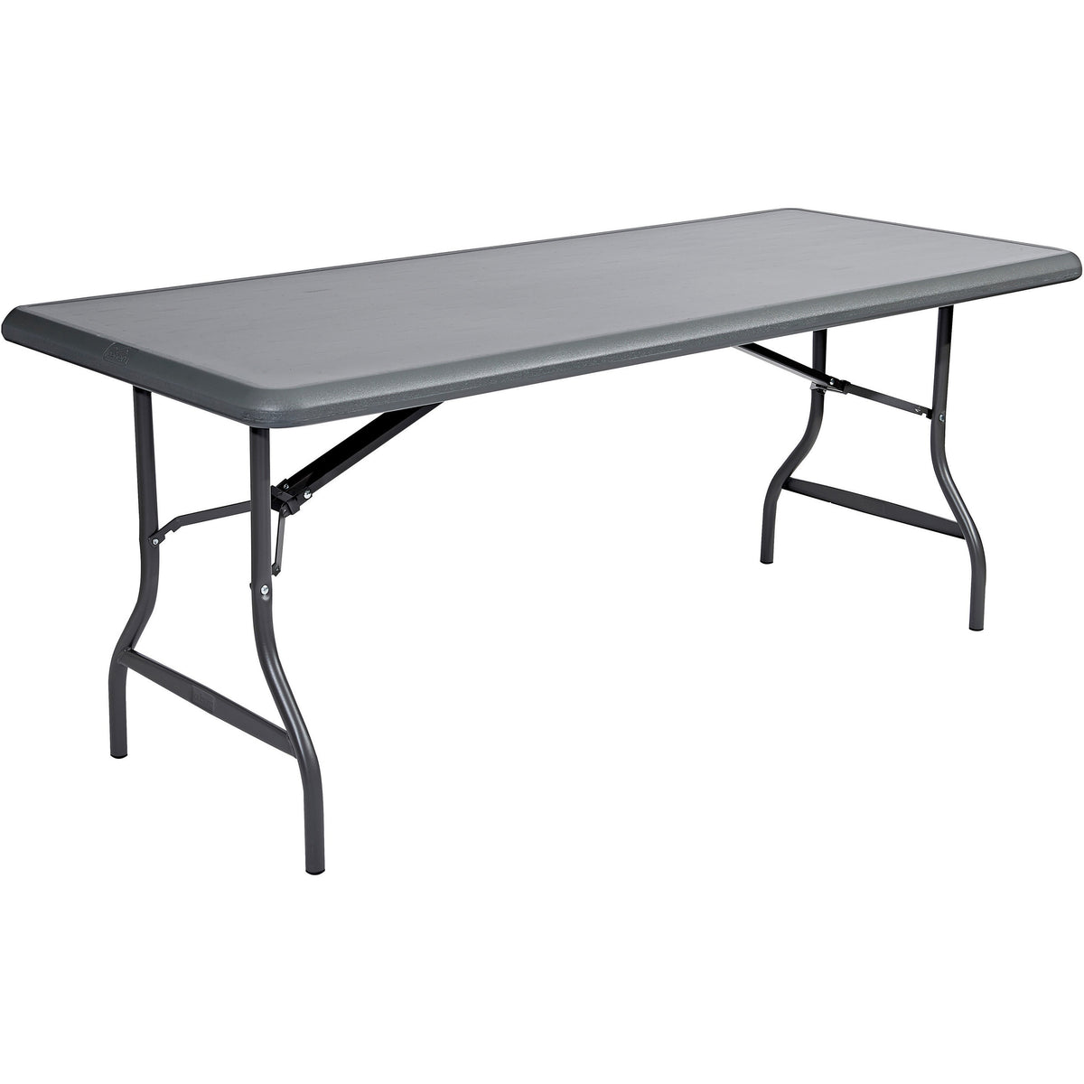 Iceberg IndestrucTable TOO 1200 Series Folding Table - Rectangle Top - Round Leg Base - Contemporary Style - 1200 lb Cap