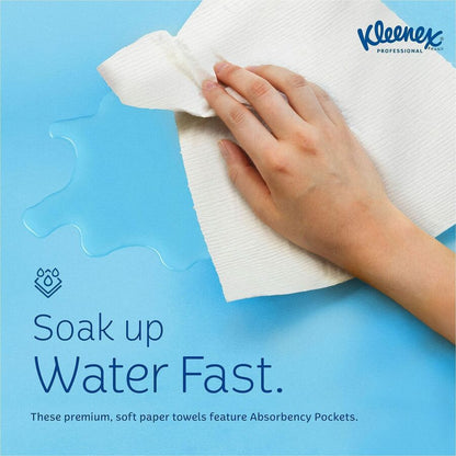 Kleenex C-Fold Towels - 10.13" Width x 13.25" Length - White - 150/Pack - 1 Carton