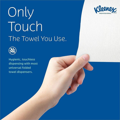 Kleenex C-Fold Towels - 10.13" Width x 13.25" Length - White - 150/Pack - 1 Carton