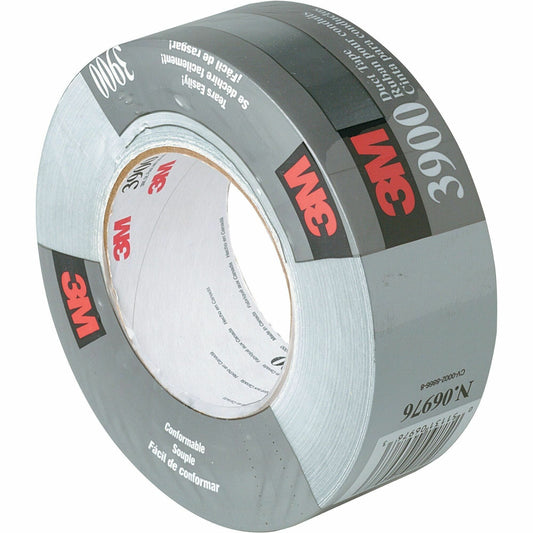 3M Multipurpose Utility-Grade Duct Tape - 60 yd Length x 1.88" Width x 7.6 mil Thickness - 3" Core - Silver - 1 Roll