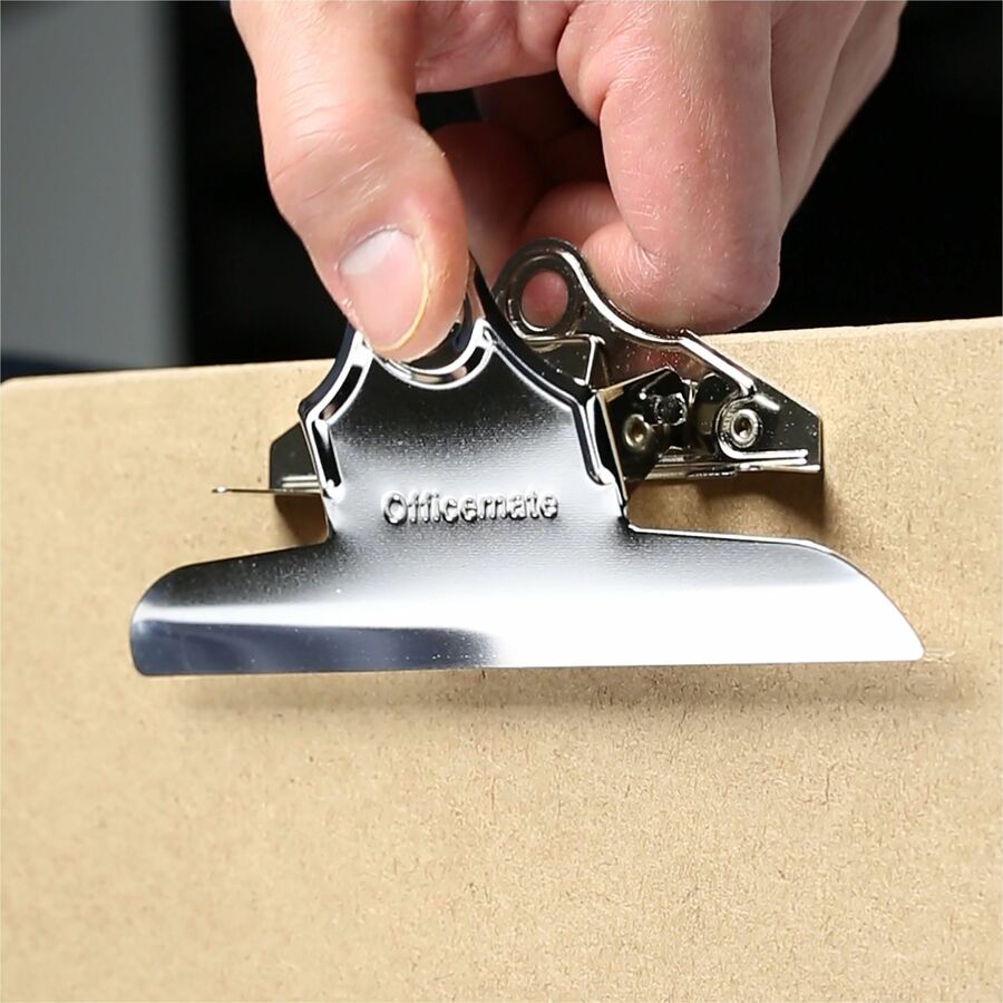 Officemate 83100 Letter Size Wood Clipboard, 9" x 12 .5" ,Recycled Hardboard - 1" Clip Capacity - 9" x 12 1/2" Sheet Siz