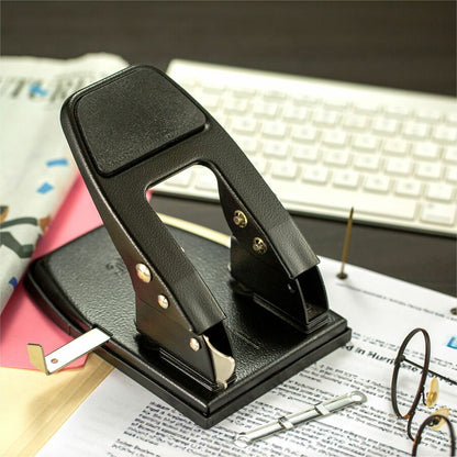 Officemate 90082 Heavy Duty 2-Hole Punch with Padded Handle, 50 Sheet Capacity - 2 Punch Head(s) - 50 Sheet of 20lb Pape