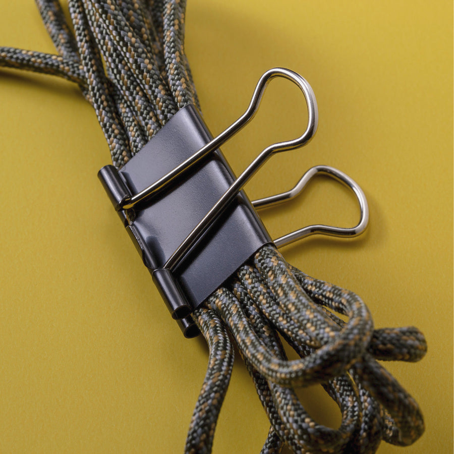 Officemate Binder Clips - Medium - 2.4" Width - 0.62" Size Capacity - for File - Corrosion Resistant, Durable - Black - 