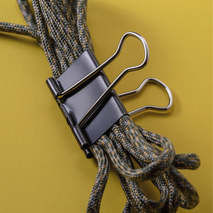 Officemate Binder Clips - Medium - 2.4" Width - 0.62" Size Capacity - for File - Corrosion Resistant, Durable - Black - 