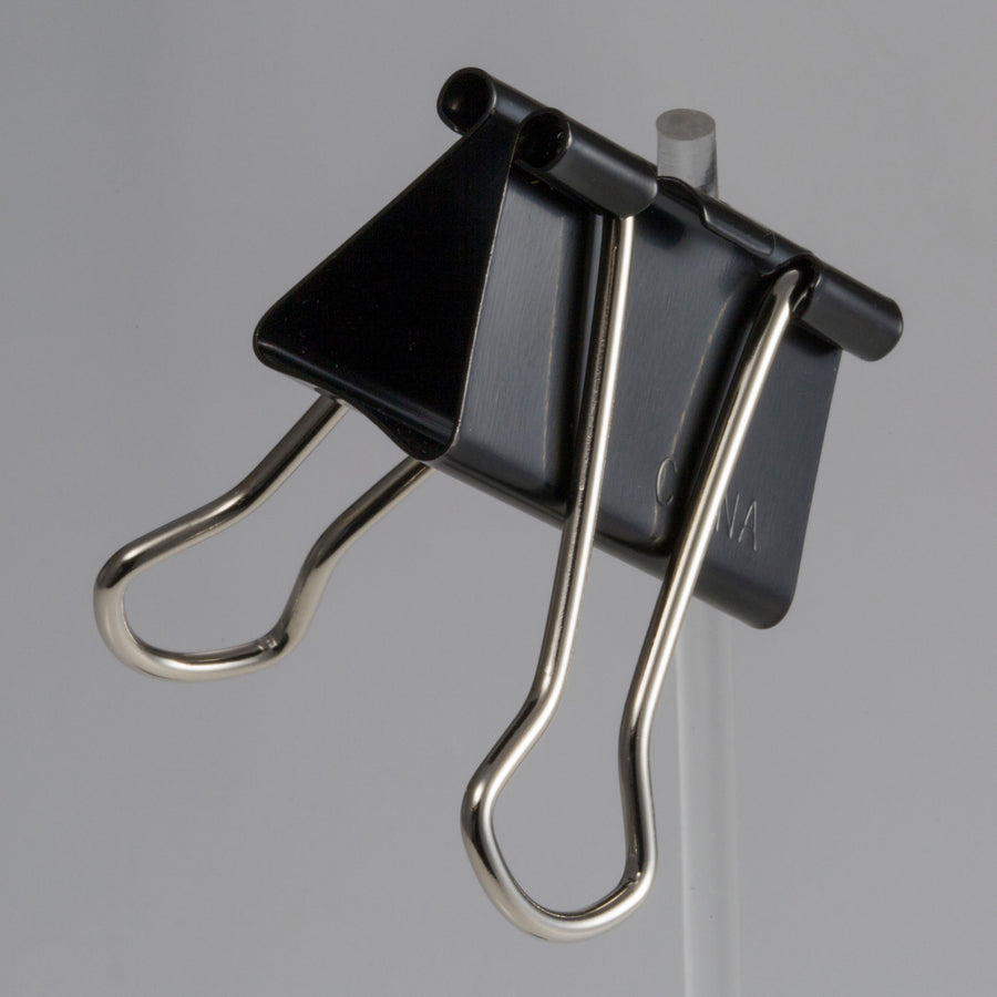 Officemate Binder Clips - Medium - 2.4" Width - 0.62" Size Capacity - for File - Corrosion Resistant, Durable - Black - 