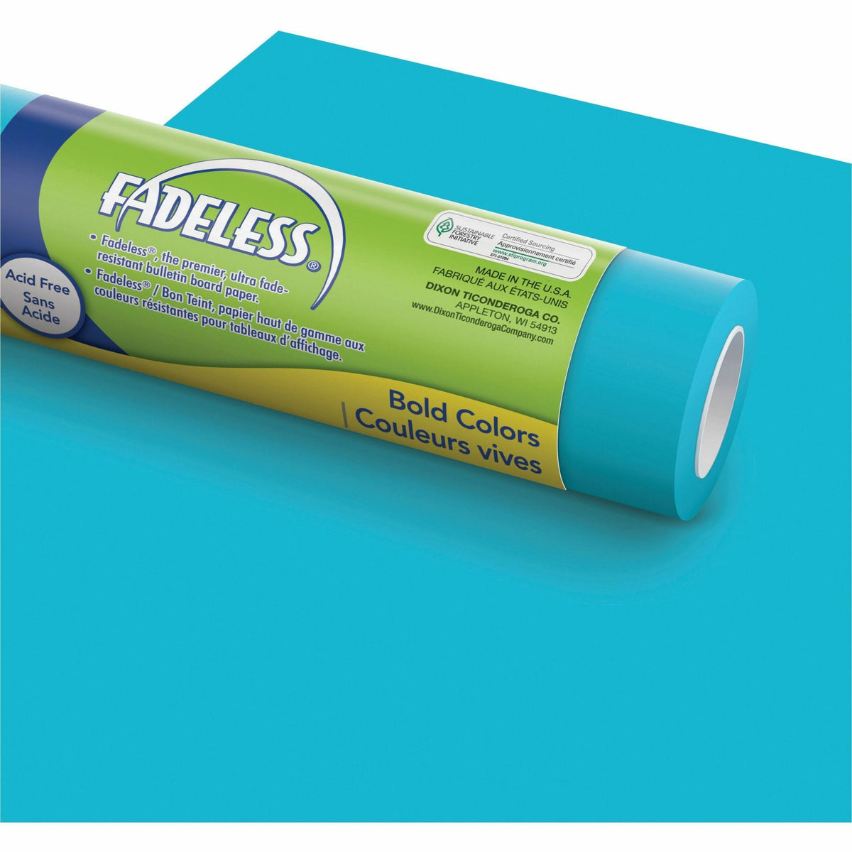 Fadeless Bulletin Board Art Paper - ClassRoom Project, Home Project, Office Project - 48" Width x 50 ft Length - Azure B