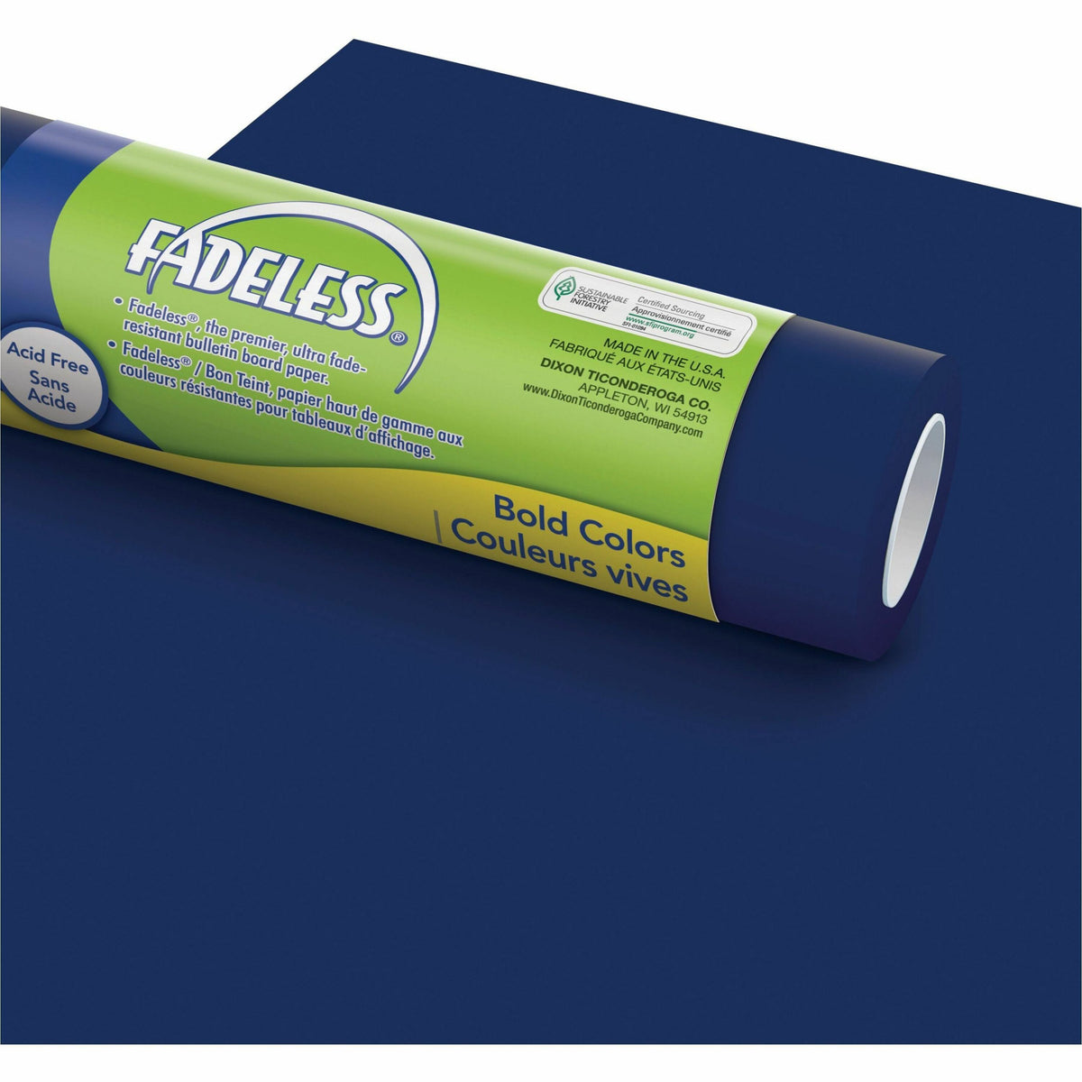 Fadeless Bulletin Board Art Paper - ClassRoom Project, Home Project, Office Project - 48" Width x 50 ft Length - Royal B