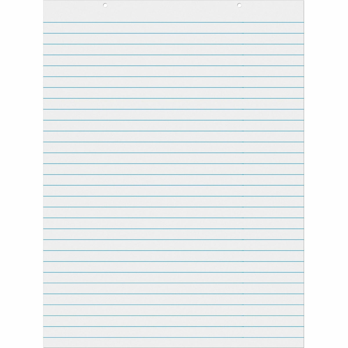 Pacon Chart Table - 70 Sheets - Glue - Ruled Front Ruling - 1" Ruled - Unruled Margin - 24" x 32" Sheet Size - White Pap