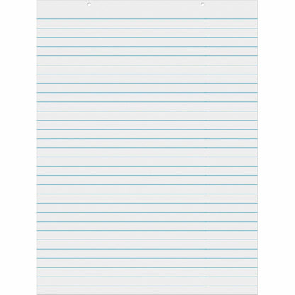 Pacon Chart Table - 70 Sheets - Glue - Ruled Front Ruling - 1" Ruled - Unruled Margin - 24" x 32" Sheet Size - White Pap