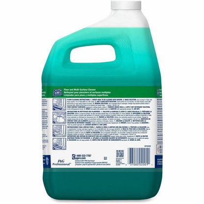 Spic and Span Floor and Multi-Surface Cleaner - Concentrate Liquid - 128 fl oz (4 quart) - 1 Each - Green
