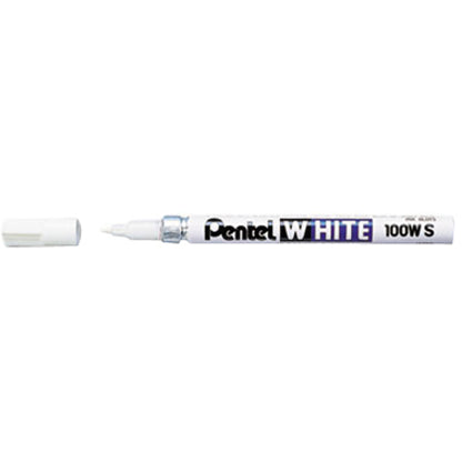 Pentel Felt Tip White Markers - White Ink - 1 Each