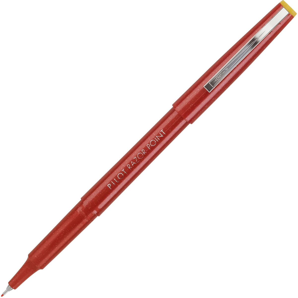 Pilot Marker Pens - Extra Fine Pen Point - 0.3 mm Pen Point Size - Red Ink - Red Plastic Barrel - Metal Tip - 12 / Dozen