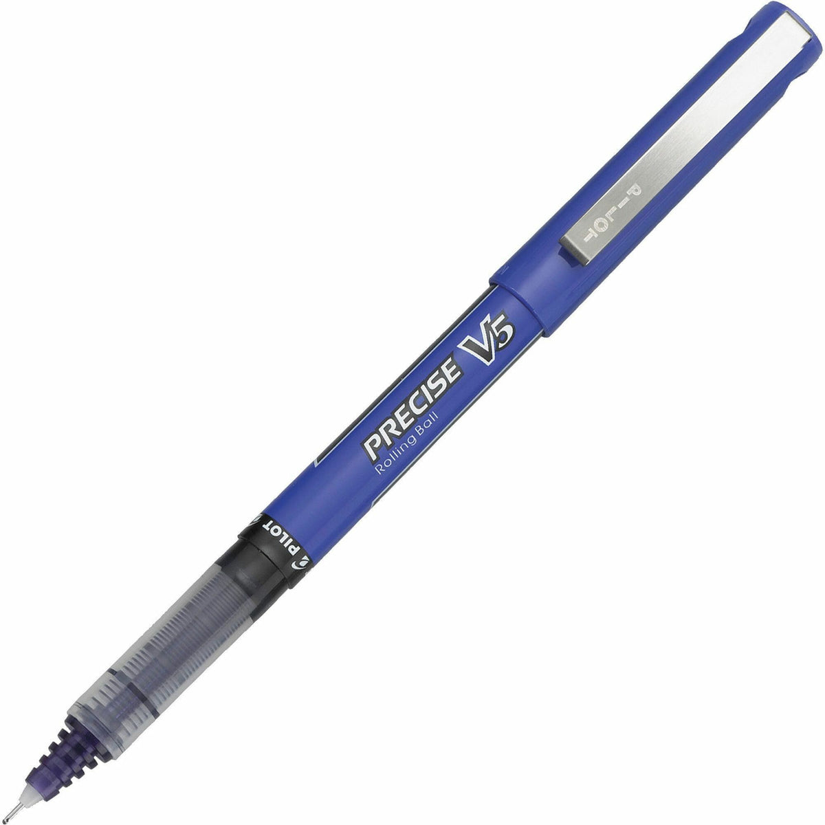 Pilot Extra-Fine Premium Capped Rolling Ball Pens - Extra-Fine 0.5mm Point Size - Purple - Purple Plastic Barrel - 12 / 