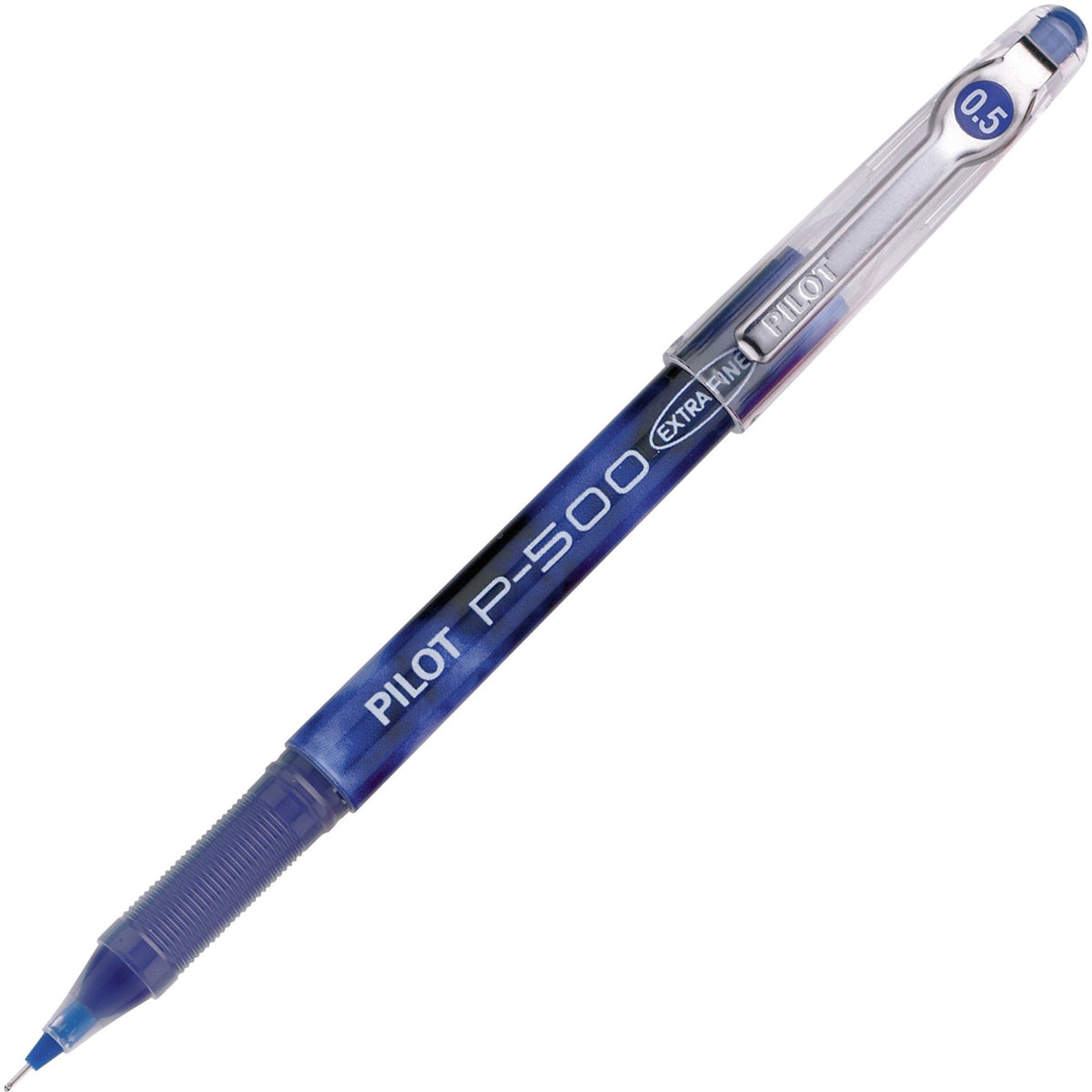 Pilot Precise P-500 Precision Point Extra-Fine Capped Gel Rolling Ball Pens - 0.5 mm Extra Fine Needle Pen Point - Blue 