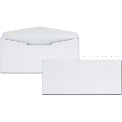 Quality Park No. 10 Business Envelopes with Gummed Closure and Diagonal Seam - Business - #10 - 4 1/8" Width x 9 1/2" Le