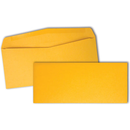 Quality Park No. 10 Kraft Envelopes with Diagonal Seams - Business - #10 - 4 1/8" Width x 9 1/2" Length - 28 lb - Gummed