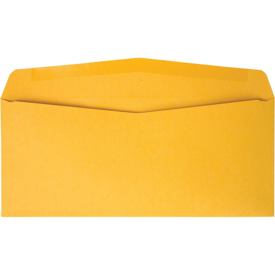 Quality Park No. 10 Kraft Envelopes with Diagonal Seams - Business - #10 - 4 1/8" Width x 9 1/2" Length - 28 lb - Gummed