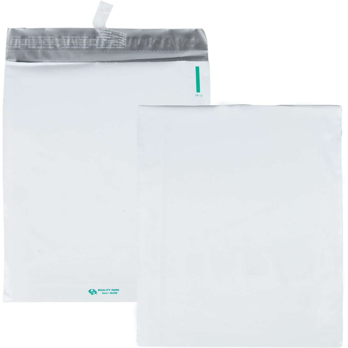 Quality Park Open-End Poly Expansion Mailers - Expansion - 11" Width x 13" Length - 2" Gusset - Self-sealing - White - P