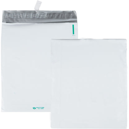 Quality Park Open-End Poly Expansion Mailers - Expansion - 11" Width x 13" Length - 2" Gusset - Self-sealing - White - P