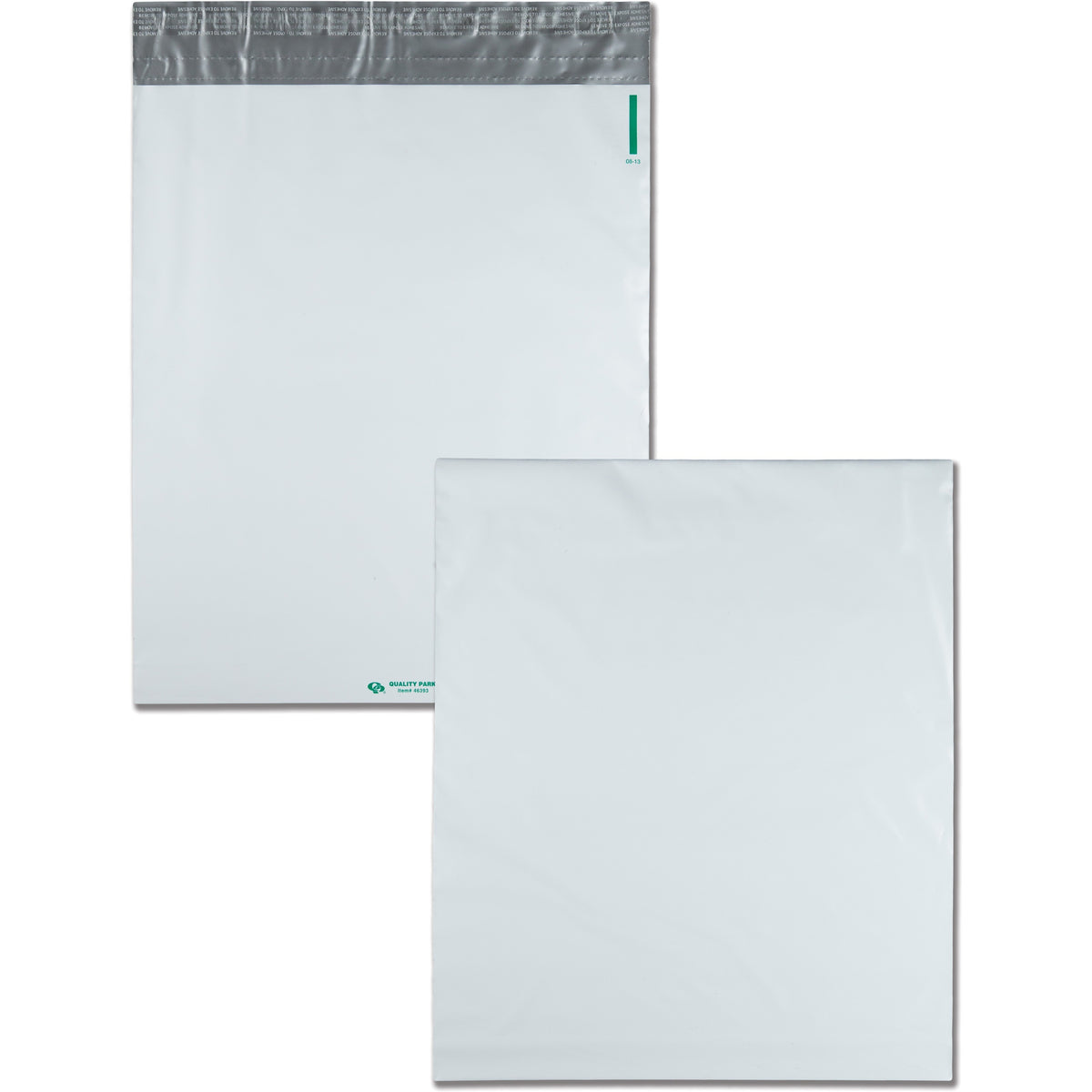 Quality Park Open-End Poly Expansion Mailers - Expansion - 13" Width x 16" Length - 2" Gusset - Self-sealing - White - P