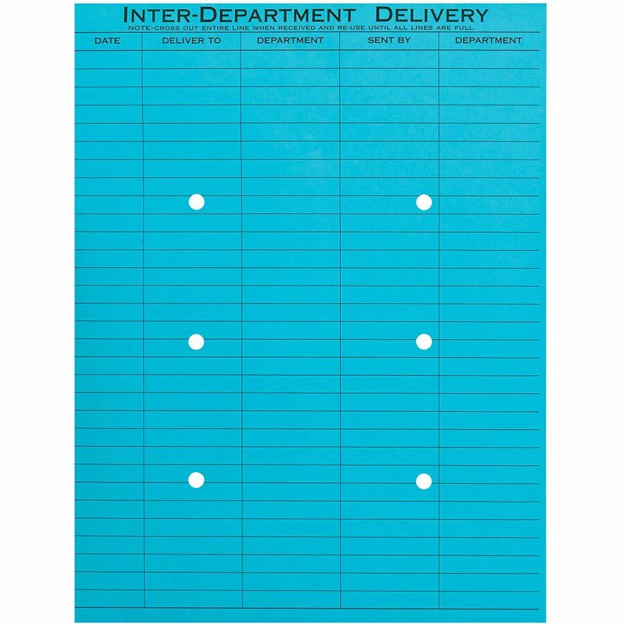 Quality Park 10 x 13 Inter-Departmental Envelopes - Inter-department - 10" Width x 13" Length - 28 lb - String/Button - 