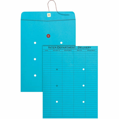 Quality Park 10 x 13 Inter-Departmental Envelopes - Inter-department - 10" Width x 13" Length - 28 lb - String/Button - 