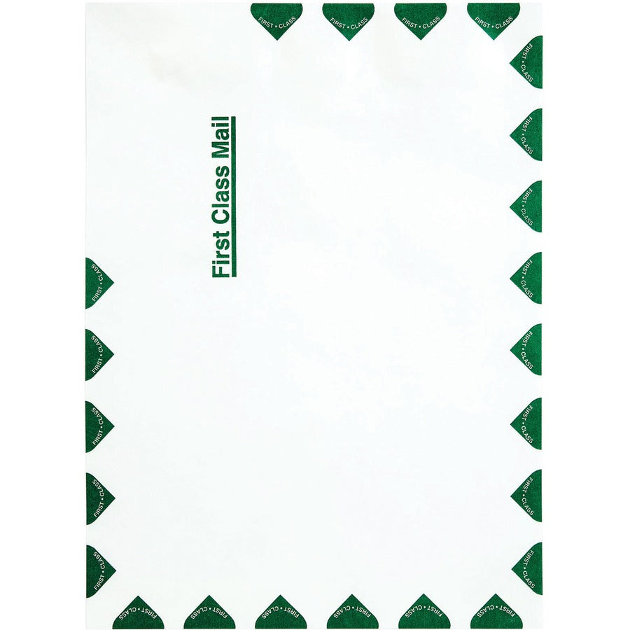 Survivor® 9 x 12 DuPont Tyvek First Class Border Mailers with Self-Seal Closure - First Class Mail - #10 1/2 - 9" Width 