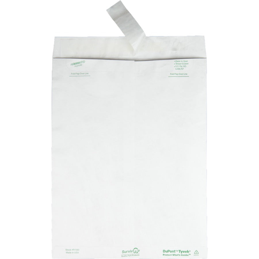 Survivor® 10 x 13 DuPont Tyvek Catalog Mailer with Self-Sealing Closure - Catalog - #13 1/2 - 10" Width x 13" Length - 1