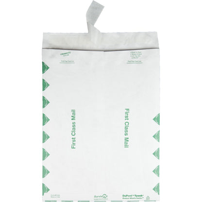 Survivor® 10 x 13 DuPont Tyvek First Class Border Catalog Mailer with Self-Sealing Closure - First Class Mail - #13 1/2 