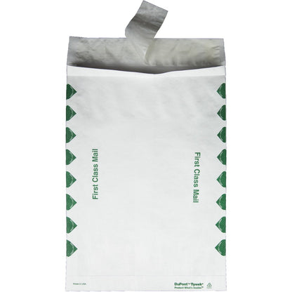 Survivor® 10 x 13 x 1-1/2 DuPont Tyvek Expansion First Class Border Mailers - First Class Mail - 10" Width x 13" Length 