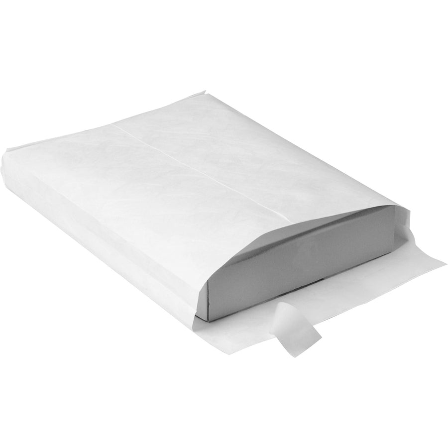 Survivor® 12 x 16 x 2 DuPont Tyvek Expansion Mailers with Self-Seal Closure - Expansion - 12" Width x 16" Length - 2" Gu