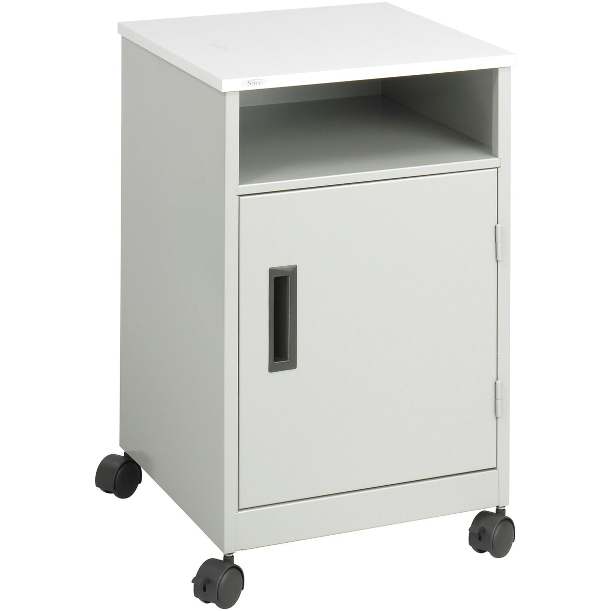 Safco Steel Compact Machine Stand - 200 lb Load Capacity - Hinged Door - 27.38" Height x 17.25" Width x 17.25" Depth - F