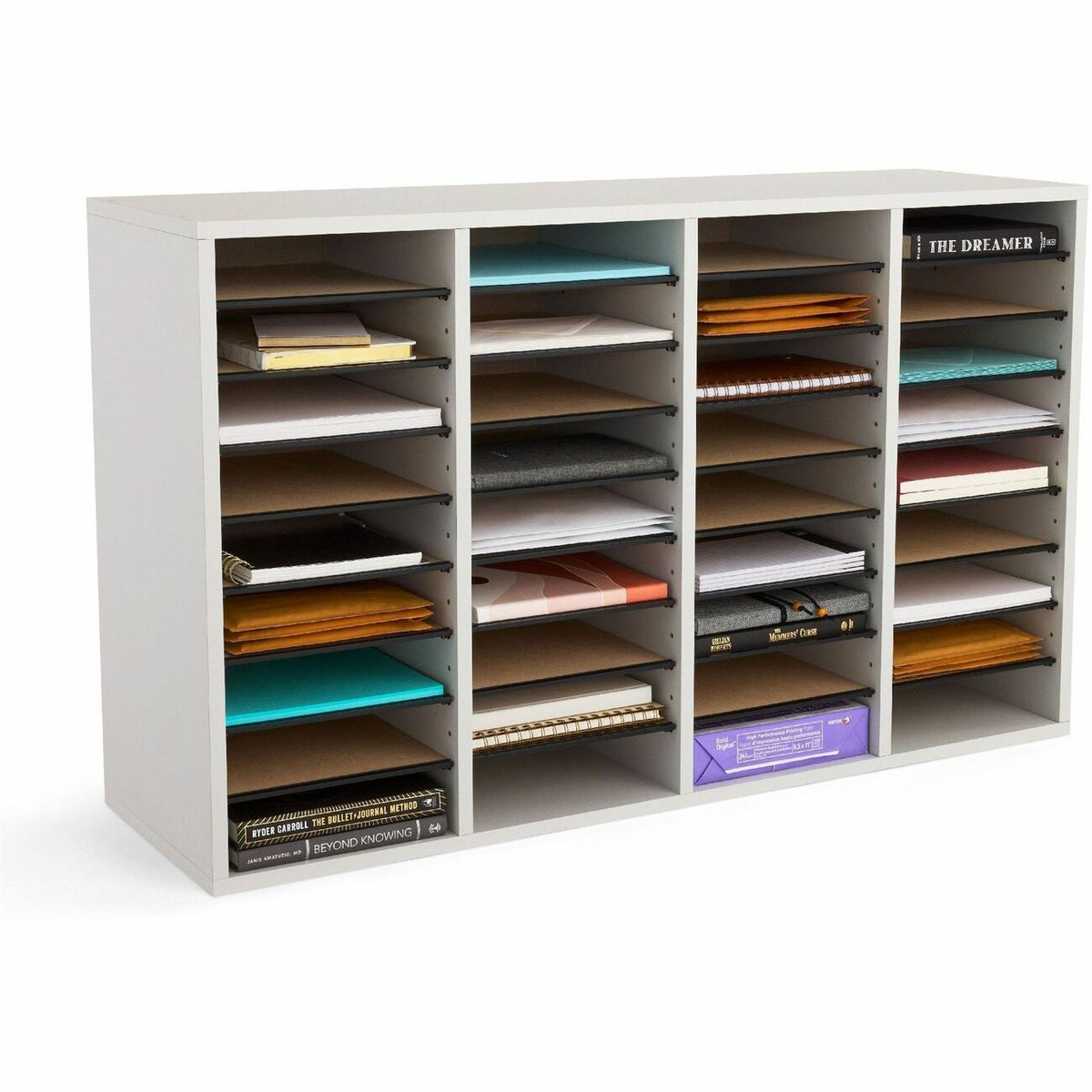 Safco Adjustable Shelves Literature Organizers - 36 Compartment(s) - Compartment Size : 2.50" x 9" x 11.50" - 1 Each