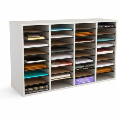 Safco Adjustable Shelves Literature Organizers - 36 Compartment(s) - Compartment Size : 2.50" x 9" x 11.50" - 1 Each