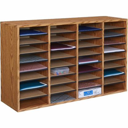 Safco Adjustable Shelves Literature Organizers - 36 Compartment(s) - 36 Shelf(ves) - Compartment Size : 2.50" x 9" x 11.