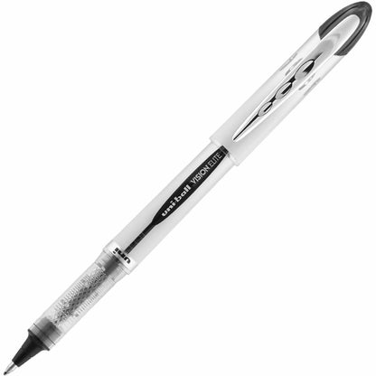 uniball™ Vision Elite Rollerball Pens - 0.8 mm Pen Point - Refillable - Black Ink - Gel-based - 1 Each