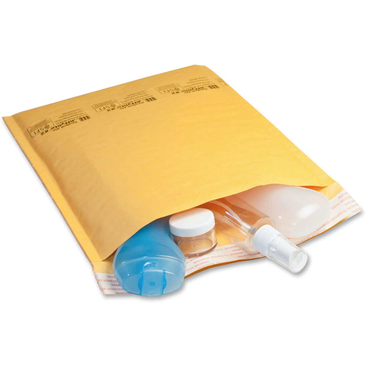 Sealed Air JiffyLite Cellular Cushioned Mailers - Bubble - #6 - 12 1/2" Width x 19" Length - Peel & Seal - Kraft - Kraft