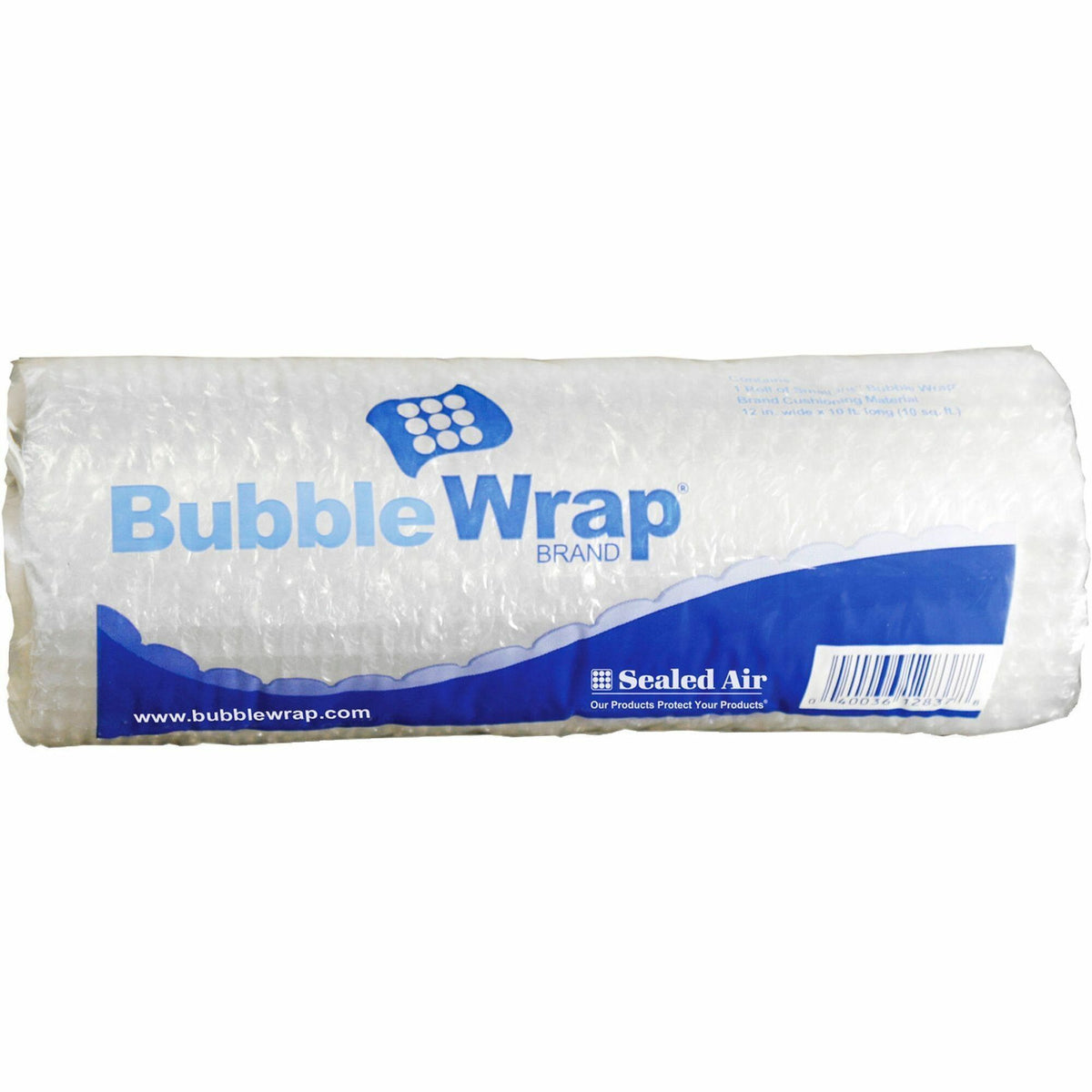 Sealed Air Bubble Wrap Multi-purpose Material - 12" Width x 10 ft Length - 1 Wrap(s) - Lightweight, Perforated - Clear -