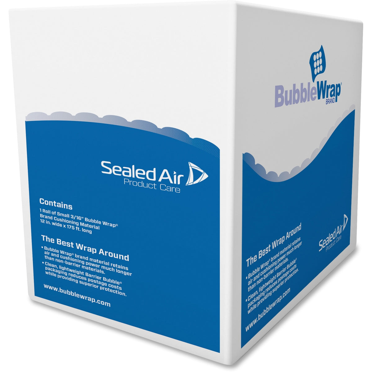 Sealed Air Bubble Wrap Multi-purpose Material - 12" Width x 175 ft Length - 1 Wrap(s) - Perforated, Lightweight - Clear 