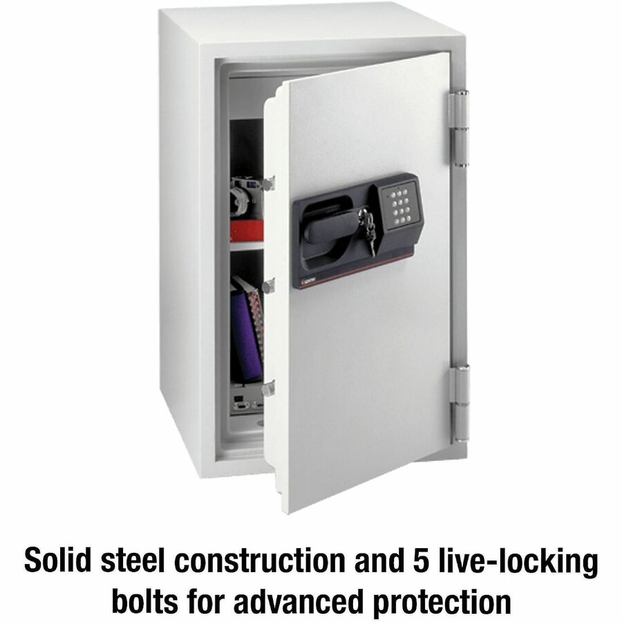 Sentry Safe 3 Cubic Foot Fire Safe - 3 ft³ - Electronic, Tubular Key Lock - 3 Dead Bolt(s) - 5 Live-locking Bolt(s) - Fi