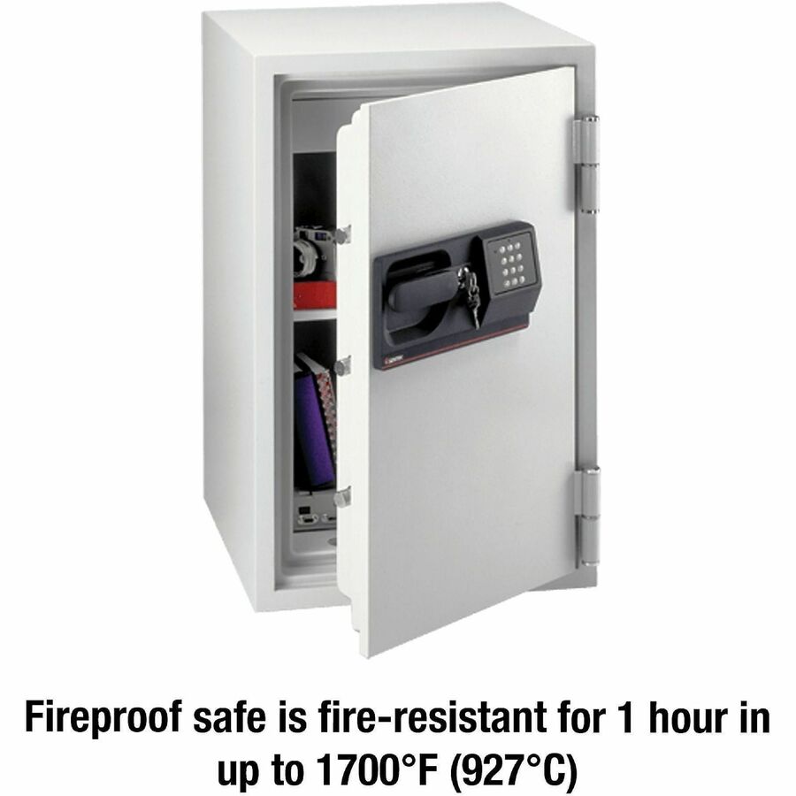 Sentry Safe 3 Cubic Foot Fire Safe - 3 ft³ - Electronic, Tubular Key Lock - 3 Dead Bolt(s) - 5 Live-locking Bolt(s) - Fi
